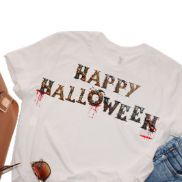 Camiseta feliz de Halloween de Posh Little Finds