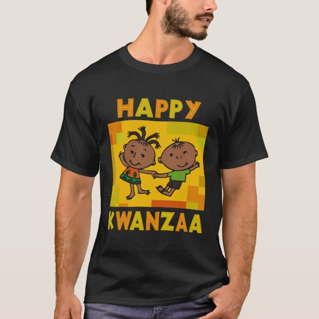 Camiseta feliz de Kwanzaa (Anverso)