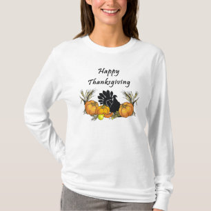 Camiseta feliz de la acción de gracias