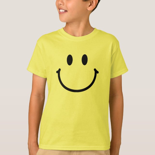 Camiseta feliz de la cara (Anverso)