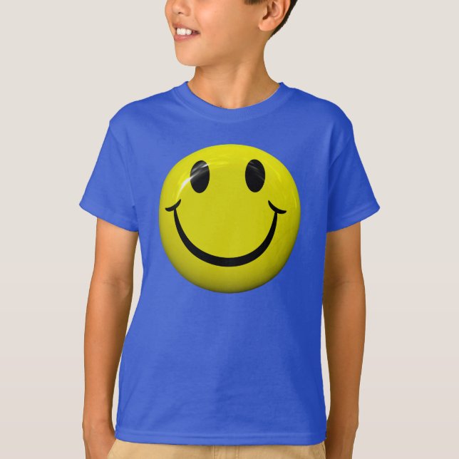 Camiseta feliz de la cara (Anverso)