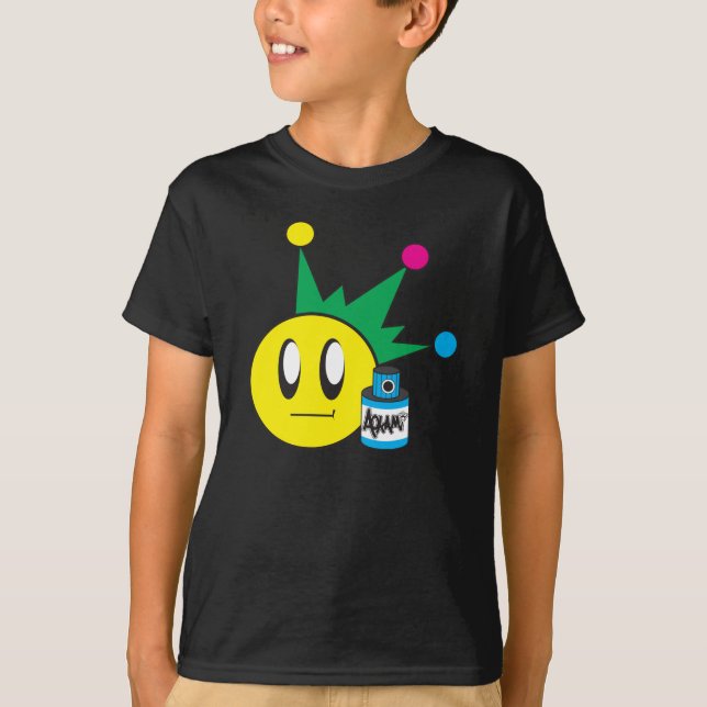 Camiseta feliz de la cara de los niños (Anverso)