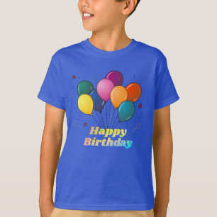 Camiseta feliz de la celebración del cumpleaños