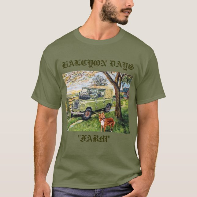 Camiseta feliz de la "GRANJA" de los días (Anverso)