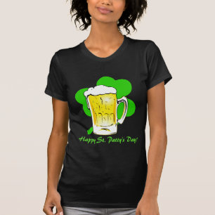 Camiseta feliz de la taza de cerveza del día del