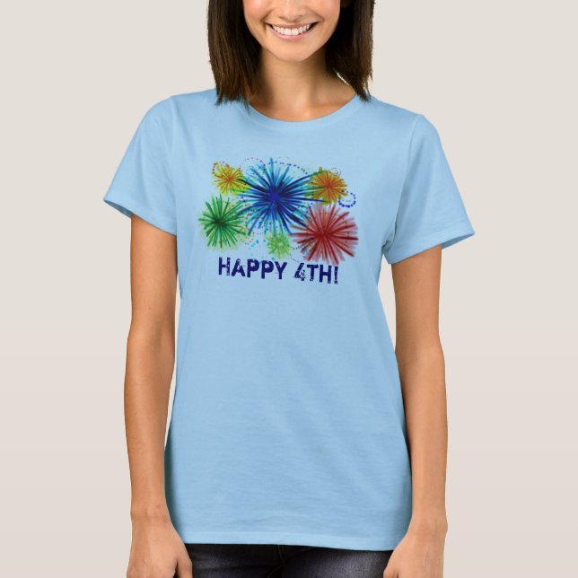 Camiseta feliz de las 4 damas (Anverso)