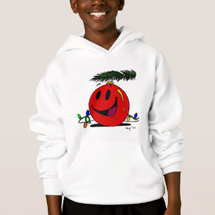 Camiseta feliz de niños adornados con capucha
