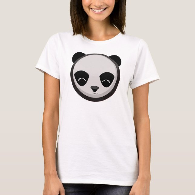Camiseta feliz de Panda (Anverso)