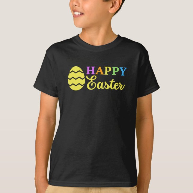 Camiseta feliz de Pascua (Anverso)