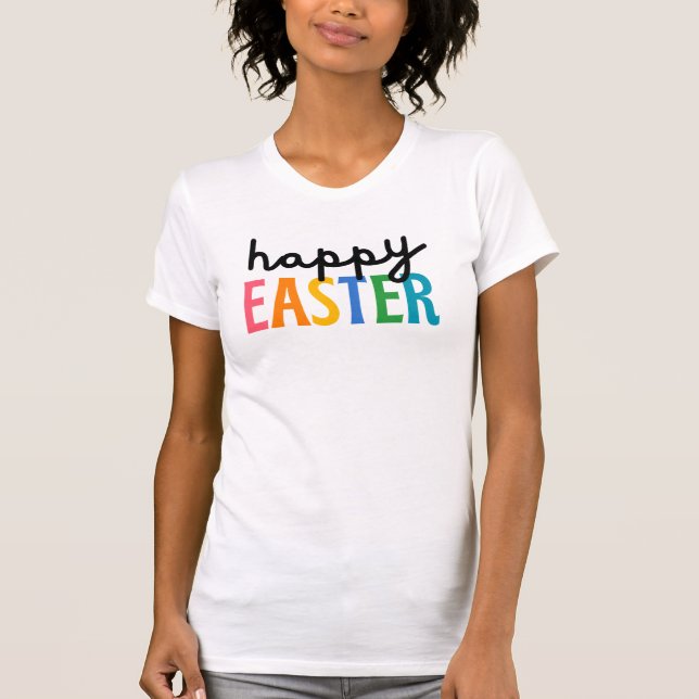 Camiseta feliz de Pascua (Anverso)