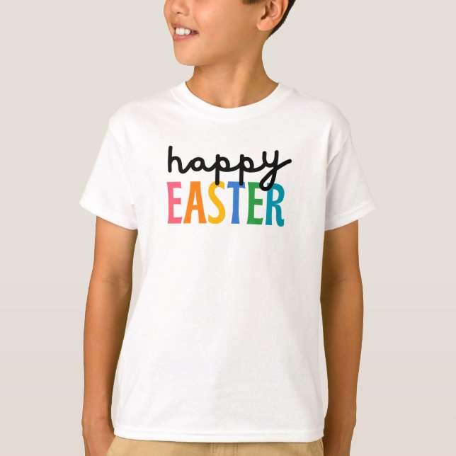 Camiseta feliz de Pascua (Anverso)