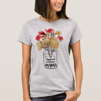 Camiseta Feliz de ser llamada Mama regalo perfecto para mam