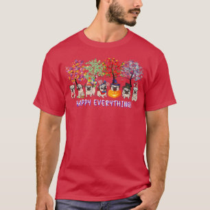 Camiseta Feliz de todo perro perro de cerdo Temporadas de a