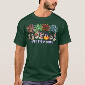 Camiseta Feliz de todo perro perro de cerdo Temporadas de a