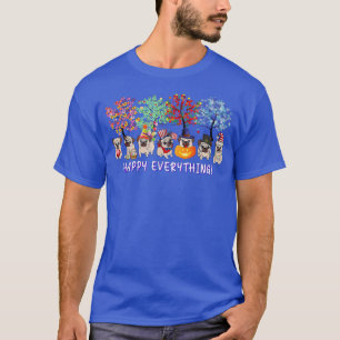 Camiseta Feliz de todo perro perro de cerdo Temporadas de a