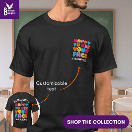 CAMISETA FELIZ DE VER EL NOMBRE DE SU PROFESOR DE CARA