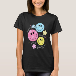 Camiseta Feliz de ver tu cara Flor del profesor Divertida p
