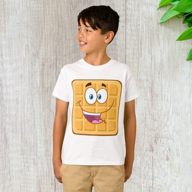 Camiseta feliz de Waffle (Subido por el creador)