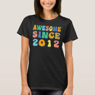 Camiseta Feliz décimo cumpleaños a 10 años increíble desde 