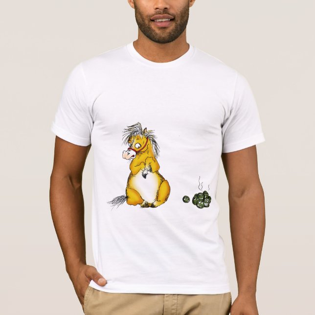 Camiseta ¡**** Feliz del caballo y todo el eso! (Anverso)