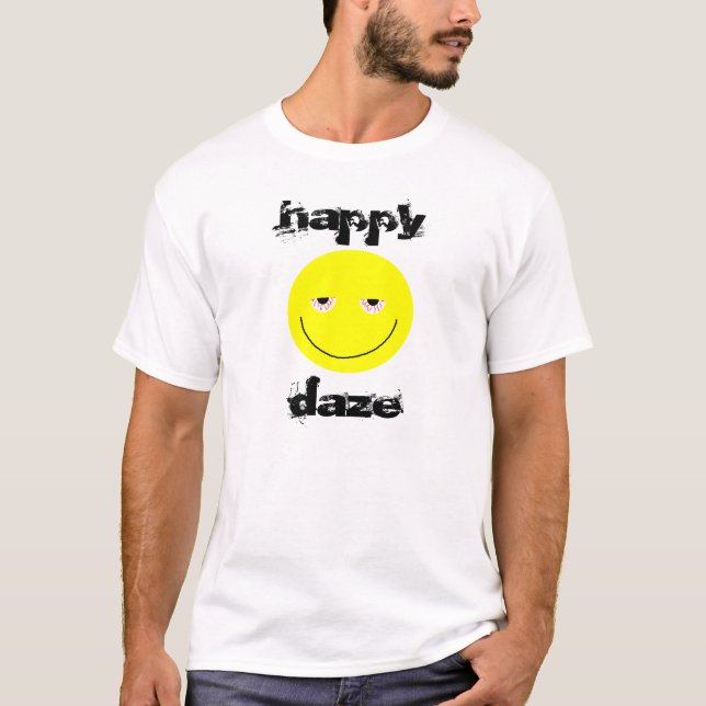 Camiseta feliz del deslumbramiento (Anverso)