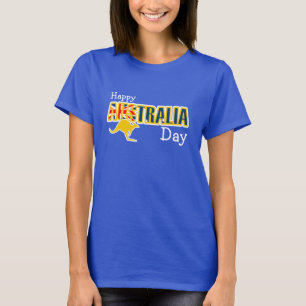 Camiseta feliz del día de Australia