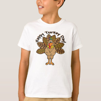 Camiseta feliz del día de Turquía
