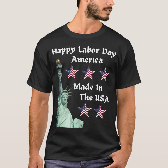 Camiseta feliz del Día del Trabajo (Anverso)