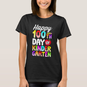 Camiseta Feliz Día 100 de los Camisas de Maestros de Guarde