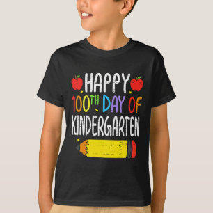Camiseta Feliz Día 100 de los estudiantes de guardería 1