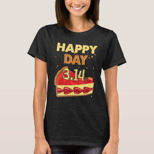 Camiseta Feliz Día 3 14 Pie Pizza Math Geeks Hombres Mujere