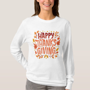 Camiseta Feliz Día de Acción de Gracias