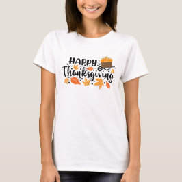 Camiseta Feliz Día de Acción de Gracias