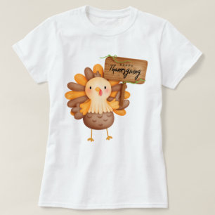 Camiseta Feliz Día de Acción de Gracias