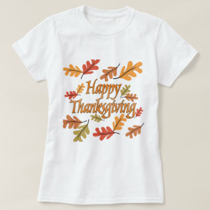 Camiseta Feliz Día de Acción de Gracias