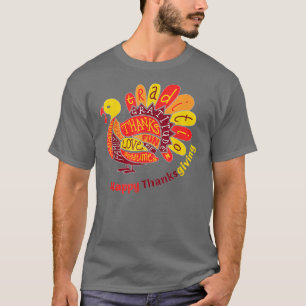 Camiseta Feliz Día de Acción de Gracias 2021 Graciosa Tempo