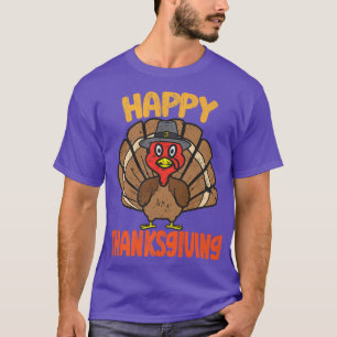 Camiseta Feliz Día de Acción de Gracias 2022 Funny Turkey D