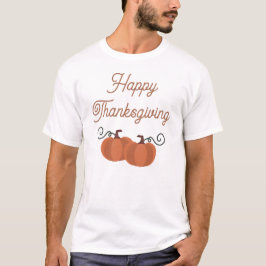 Camiseta Feliz Día de Acción de Gracias Calabaza Otoño