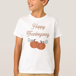 Camiseta Feliz Día de Acción de Gracias Calabaza Otoño