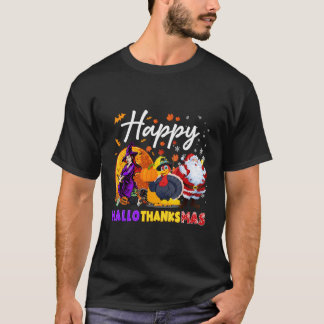 Camiseta Feliz Día de Acción de Gracias de Hallothanksmas G