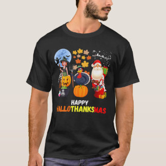 Camiseta Feliz Día de Acción de Gracias de Hallothanksmas G