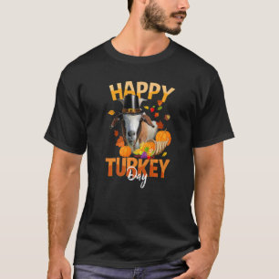 Camiseta Feliz Día de Acción de Gracias Día de la Cabra en 