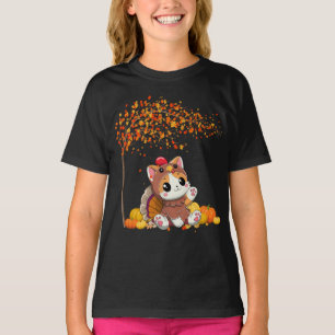 Camiseta Feliz Día de Acción de Gracias Día de Turquía otoñ