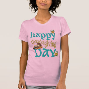 Camiseta Feliz Día de Acción de Gracias - Diseño festivo