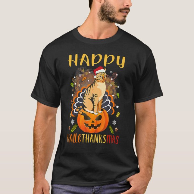 Camiseta Feliz Día de Acción de Gracias en Turquía (Anverso)