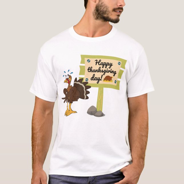 Camiseta Feliz Día de Acción de Gracias Gracioso (Anverso)