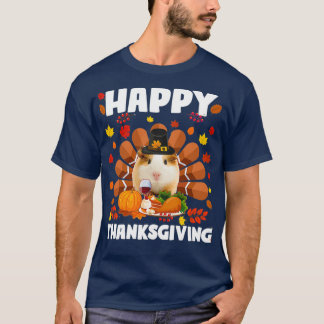 Camiseta Feliz Día de Acción de Gracias Gracioso Cerdo de G