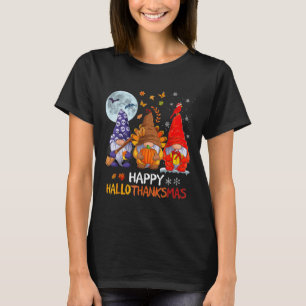 Camiseta Feliz Día de Acción de Gracias Hallothanksmas Hall