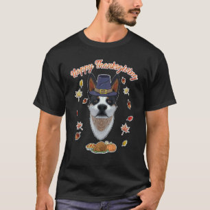 Camiseta Feliz Día de Acción de Gracias I Blue Heeler I Per
