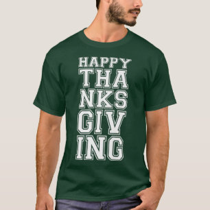 Camiseta Feliz Día de Acción de Gracias para niños Chicas G